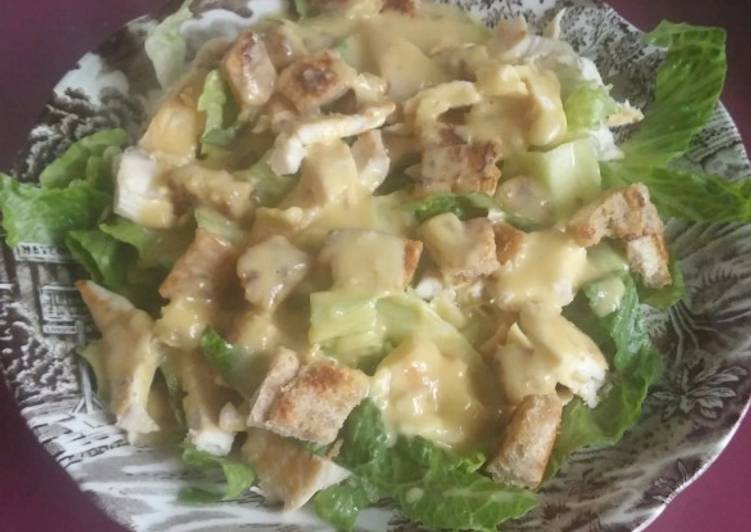 Ensalada cesar. Receta original