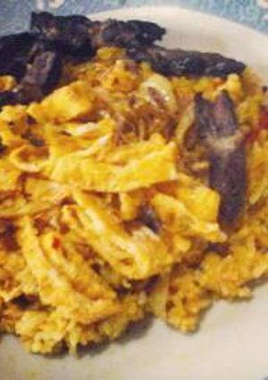 Foto resep Nasi Goreng Kuning Partel (Paru Telor)