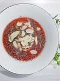 Oat strawberry bath
