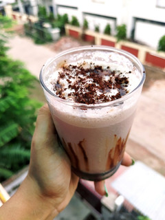 A picture of Chocolate shake.