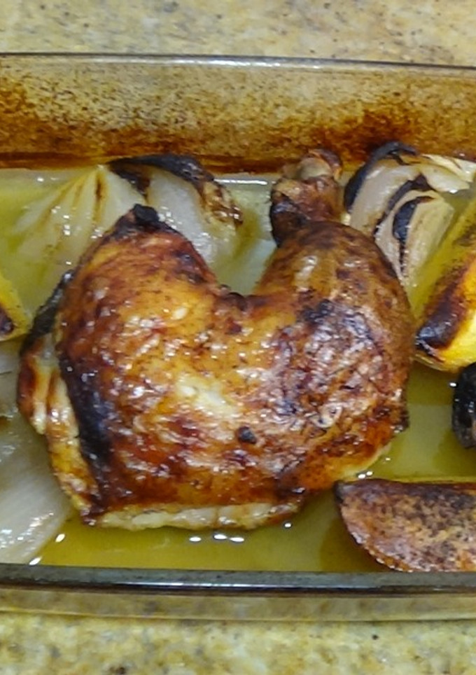 Una foto de Pollo a la cerveza