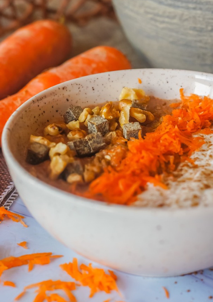 Una foto de Porridge carrot cake 2