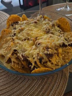 Una foto de Nachos mexicanos airfryer