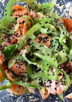 Una foto de Ensalada de atún con pimiento