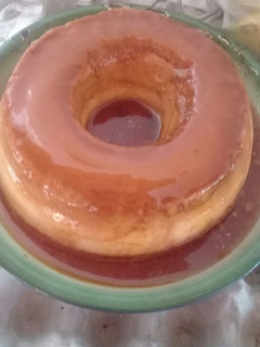 Una foto de Flan de leche condensada
