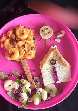 A picture of Mutton spicy Macaroni💗☺☺.