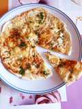 Pizzas 🍕 wrap apéritives brie et fromage à l'ail