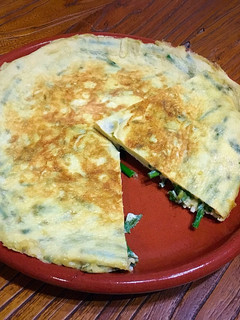 Una foto de Tortilla de espárragos