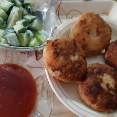 A picture of Potato cutlets.