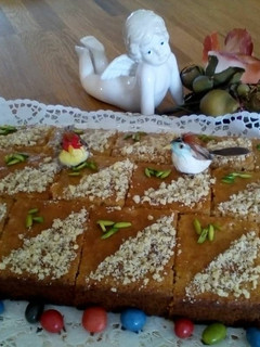 عکسی از دستور کیک هل و گلاب