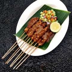 Foto resep Sate Ayam + Bumbu Kacang + Acar