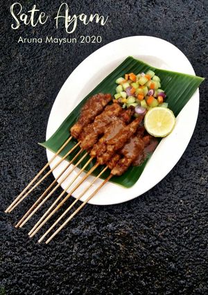 Foto resep Sate Ayam + Bumbu Kacang + Acar