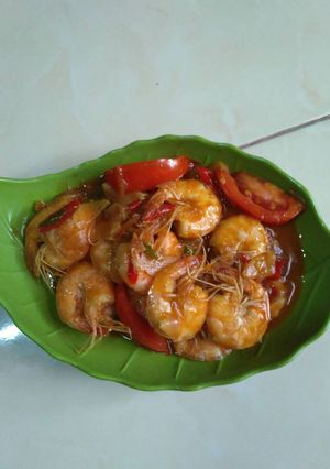 Foto resep Udang saus belibis
