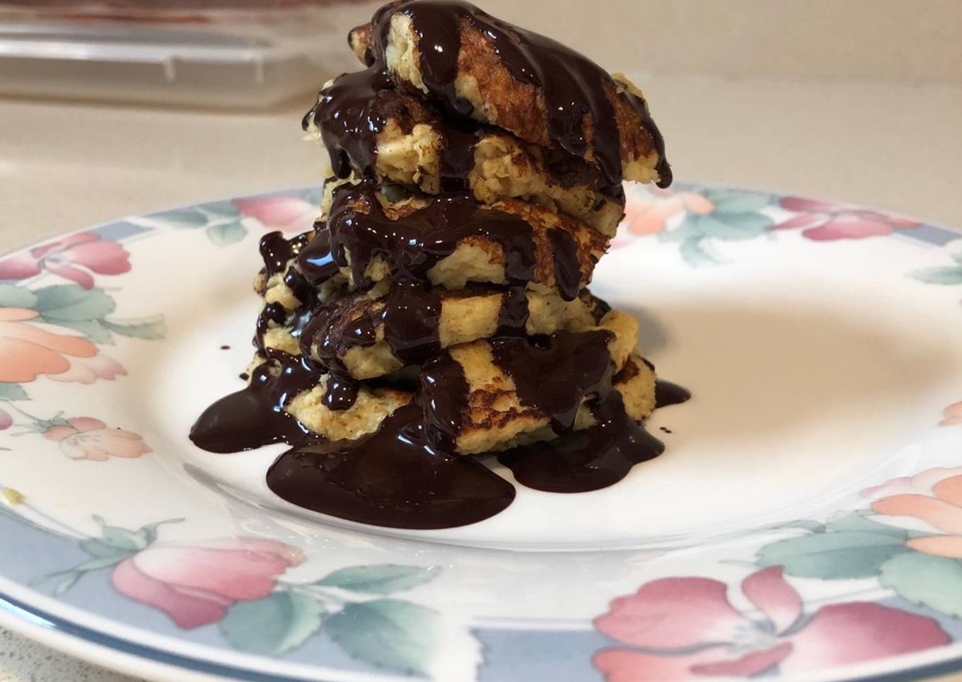 Tortitas de manzana y avena