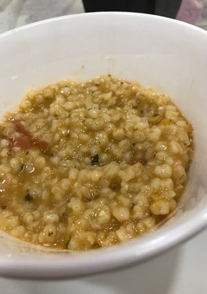 صورة لوصفة شوربة الهريس