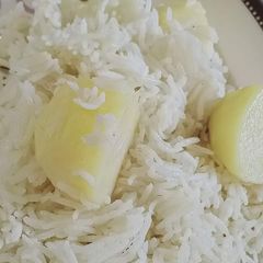 A picture of Simple aloo zeera rice.
