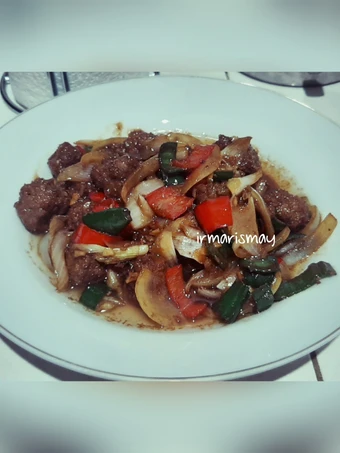 Langkah Mudah untuk Membuat Resep 180. Sapi Lada Hitam Anti Ribet, Lezat Sekali