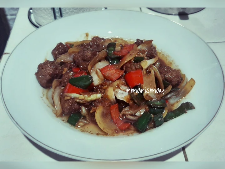 Langkah Mudah untuk Menyiapkan Resep 180. Sapi Lada Hitam Anti Ribet, Lezat