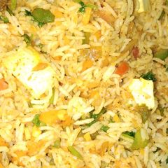 Paneer Butter Pulao A picture of Paneer Butter Pulao.