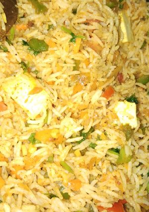 A picture of Paneer Butter Pulao.