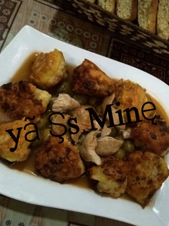 صورة لوصفة مرقة زيتون بالشفلور والدجاج 🥦🍗