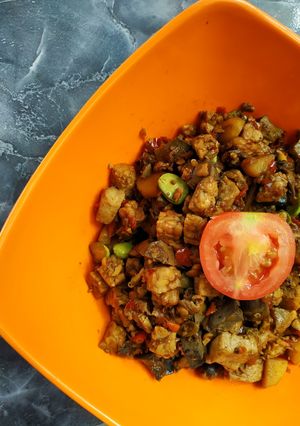 Foto resep Sambal goreng alay (ati, tempe, petai)