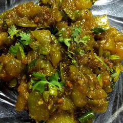 A picture of Khatta meetha kaddu.
