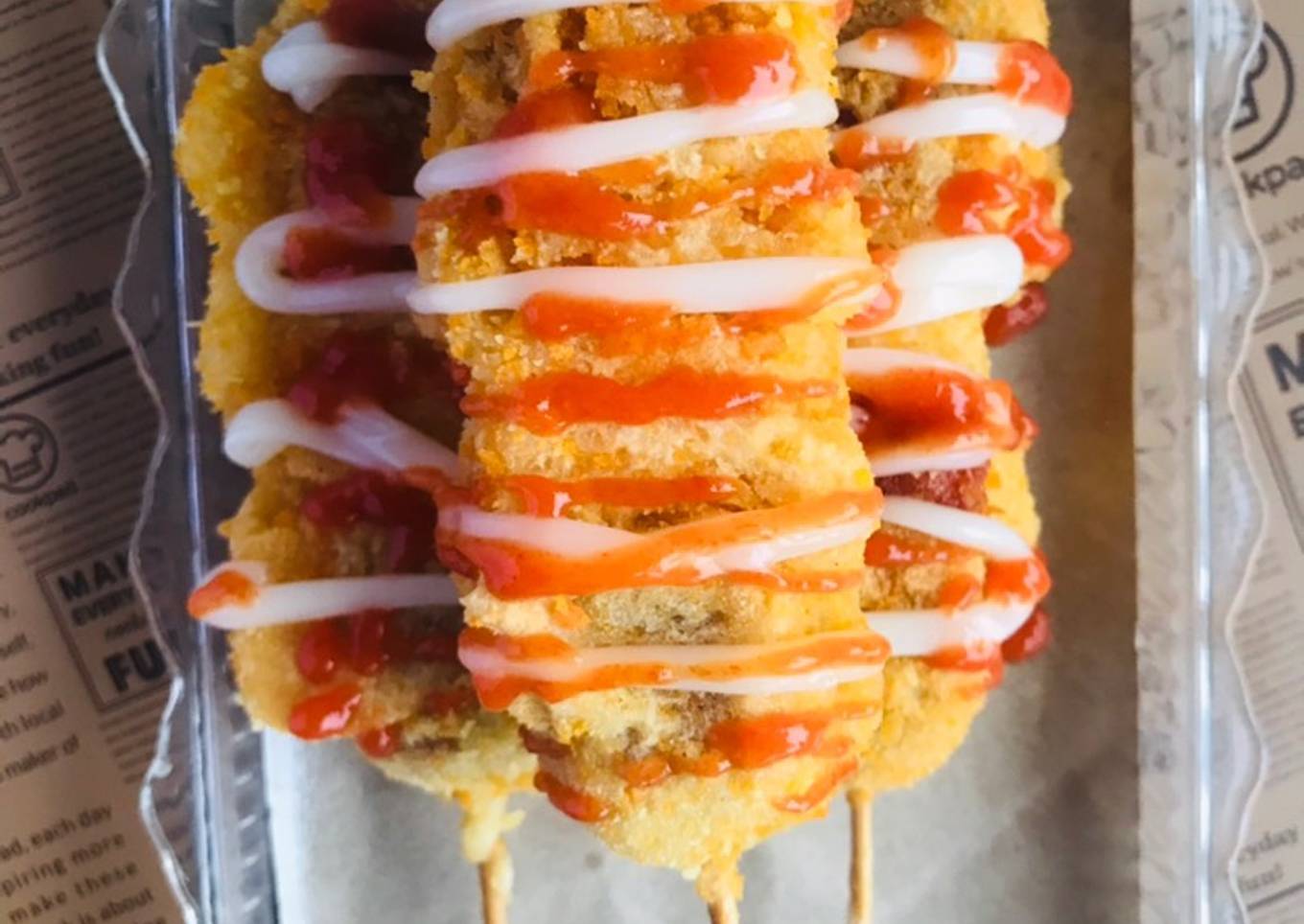 Corndog sosis mozzarella