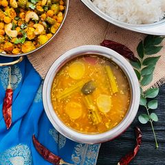 A picture of Radish & Drumstick Sambar.