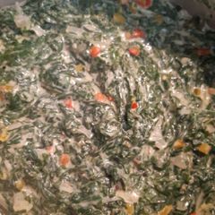 A picture of Creamy Spinach.