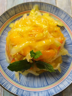 【甜蜜是我】蜜桃青木瓜(極簡快速5分鐘) 的食譜成品照片