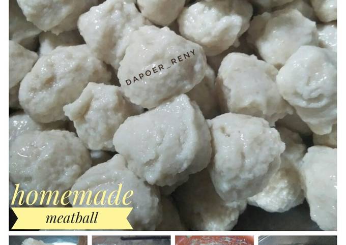 Wajib coba! Bagaimana cara membuat Homemade Meatball (pentol ayam)  sempurna