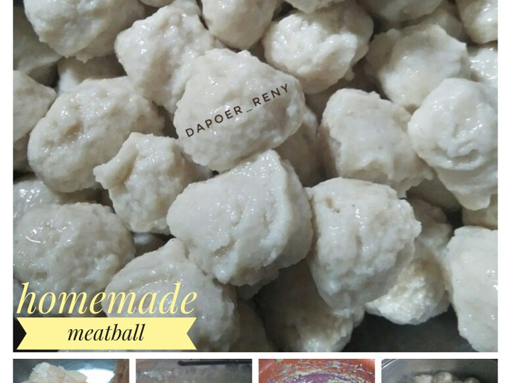 Wajib coba! Bagaimana cara membuat Homemade Meatball (pentol ayam)  sempurna