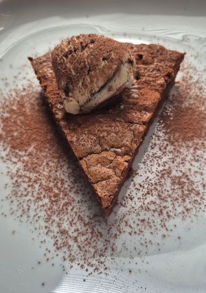 Una foto de Brownie de Nutella