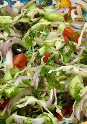 A picture of Kachumber Salad 🥗.