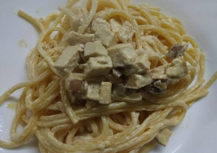 Step-by-Step Guide to Prepare Premiato Simil carbonara vegana