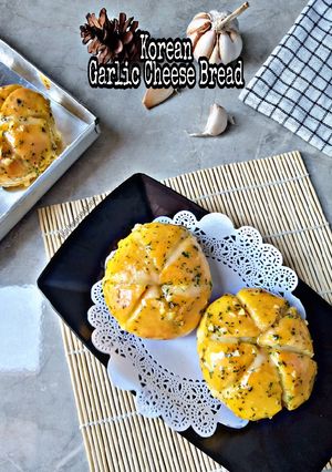 Foto resep Korean Garlic Cheese Bread