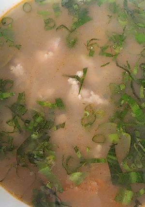Hình của món Thịt thăn thuôn sấu (canh chua sấu thịt thăn).