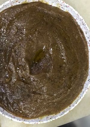 صورة لوصفة عصيدة بالتمر