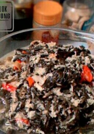 Foto resep Oblok - Oblok Daun Singkong
