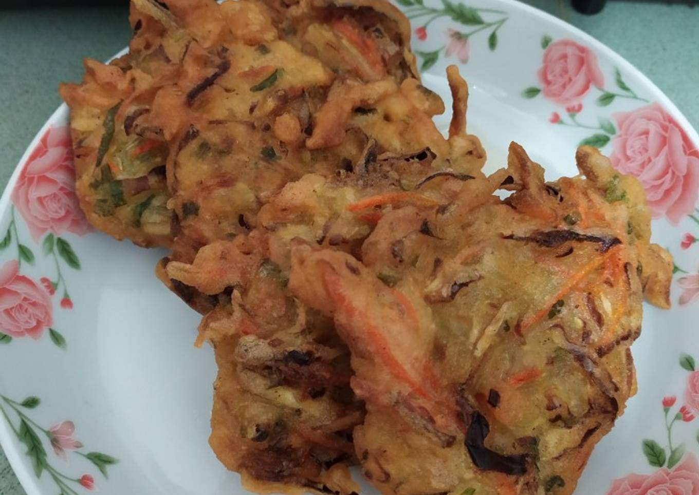 Bakwan sayur renyah & enak