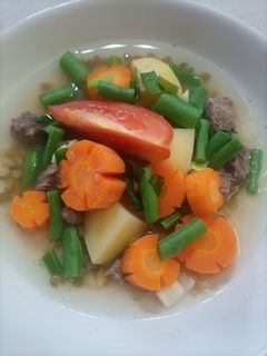 Foto resep Sup daging kacang hijau