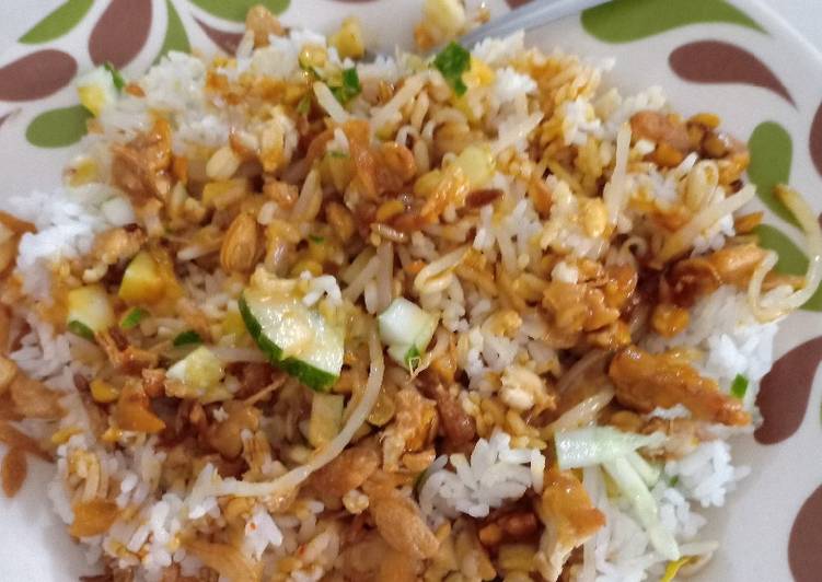 Cara Menyiapkan Nasi lengkoh khas Cirebon Indramayu Lezat