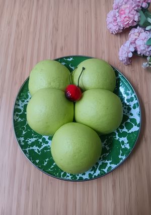 Foto resep Bakpao Pandan Isi Kacang Hijau