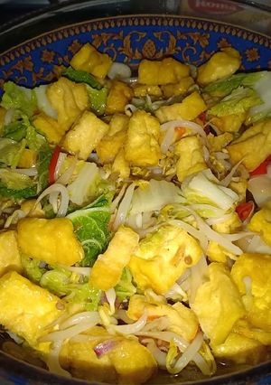 Foto resep Tumis tahu sawi toge