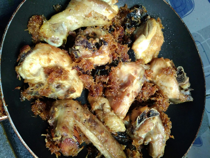 Resep: Ayam serundeng manis khas Jawa Ekonomis Untuk Jualan