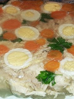 Фото Заливное из курицы.