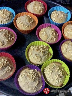 Φωτογραφία της συνταγής Muffins μπανάνας με στέβια και ρυζάλευρο
