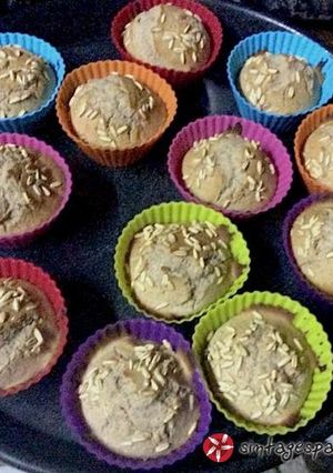Φωτογραφία της συνταγής Muffins μπανάνας με στέβια και ρυζάλευρο