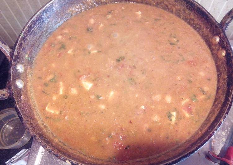 My Grandma Love This Chole paner tomato curry